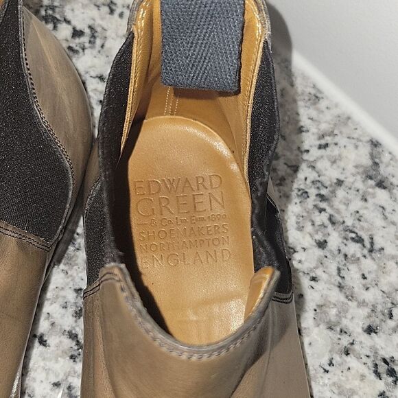 Edward Green Camden Antique Finish Brown Leather Chelsea Boot  10US 9.5UK main image 14